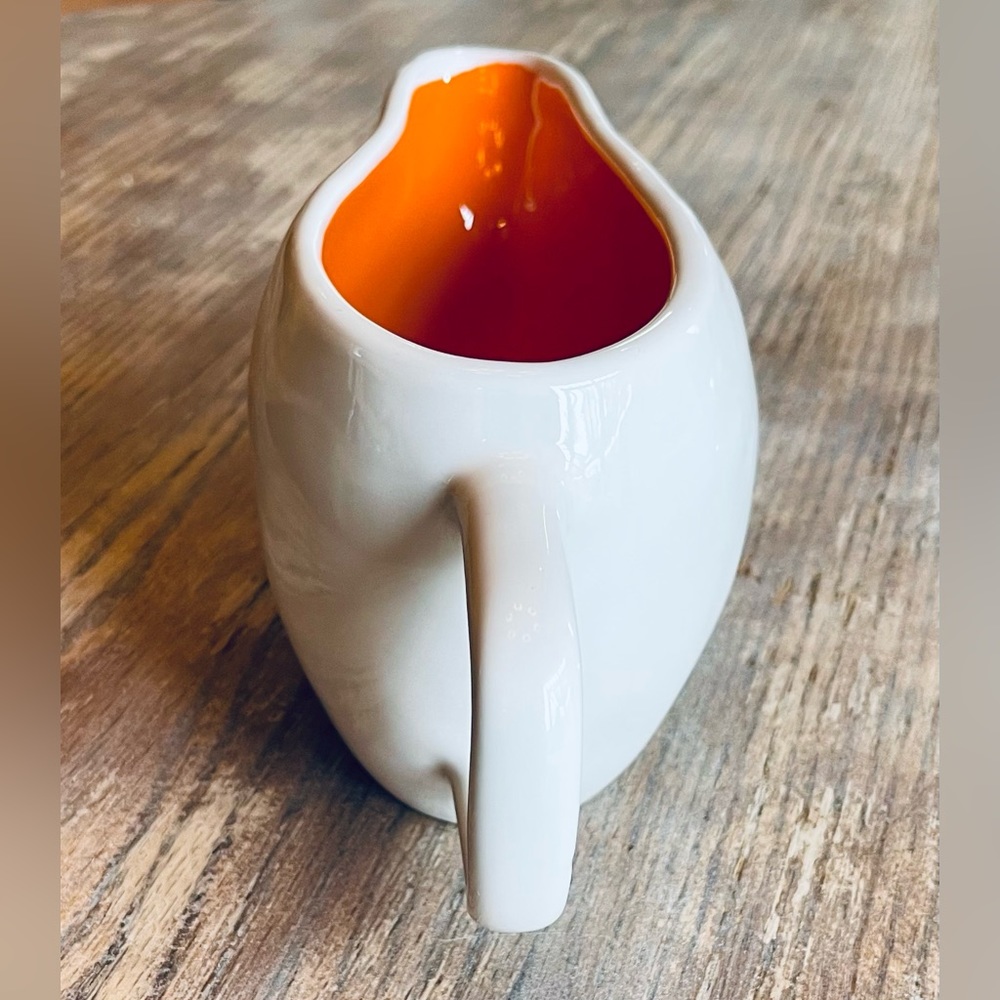 Rae Dunn Artisan Collection Magenta Hello Fall Gravy Boat. Squirrel And Rabbit - Picture 3 of 5